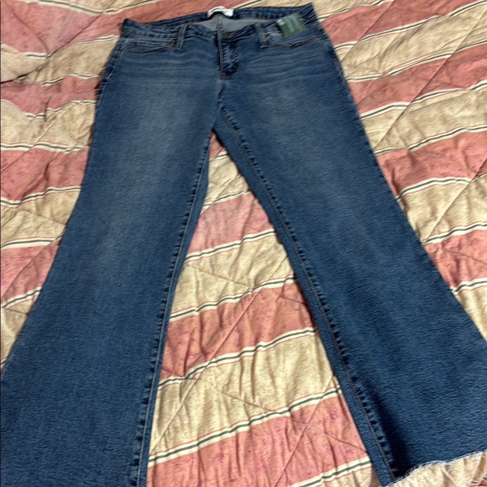 NWT RSQ Women's Blue Jeans size 29 low rise flares